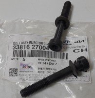 Болт скобы крепления форсунки Santa Fe 00-/IX-35 06-/Tucson 04-/Sportage 06-